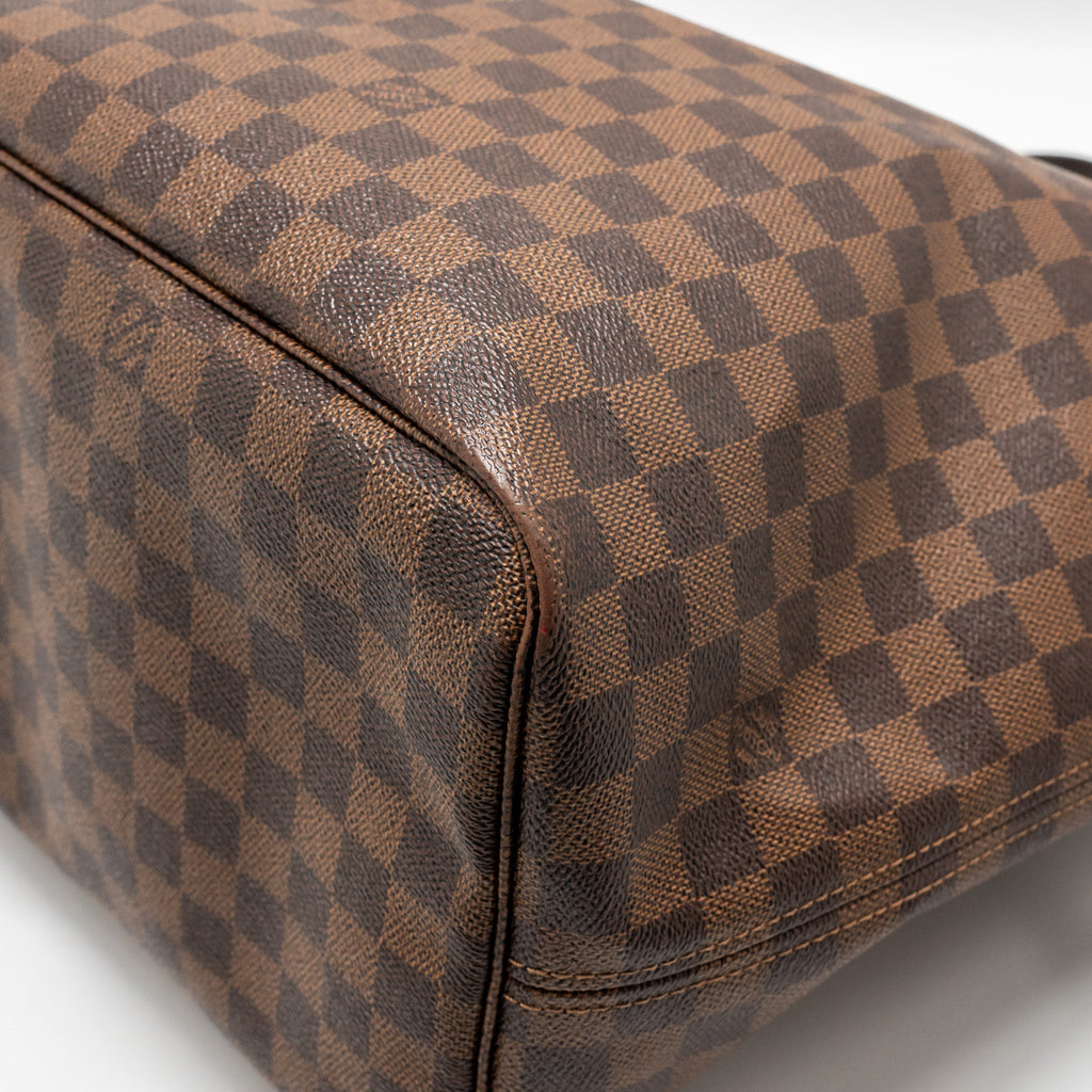 LOUIS VUITTON NEVERFULL GM DAMIER EBENE WITH GHW