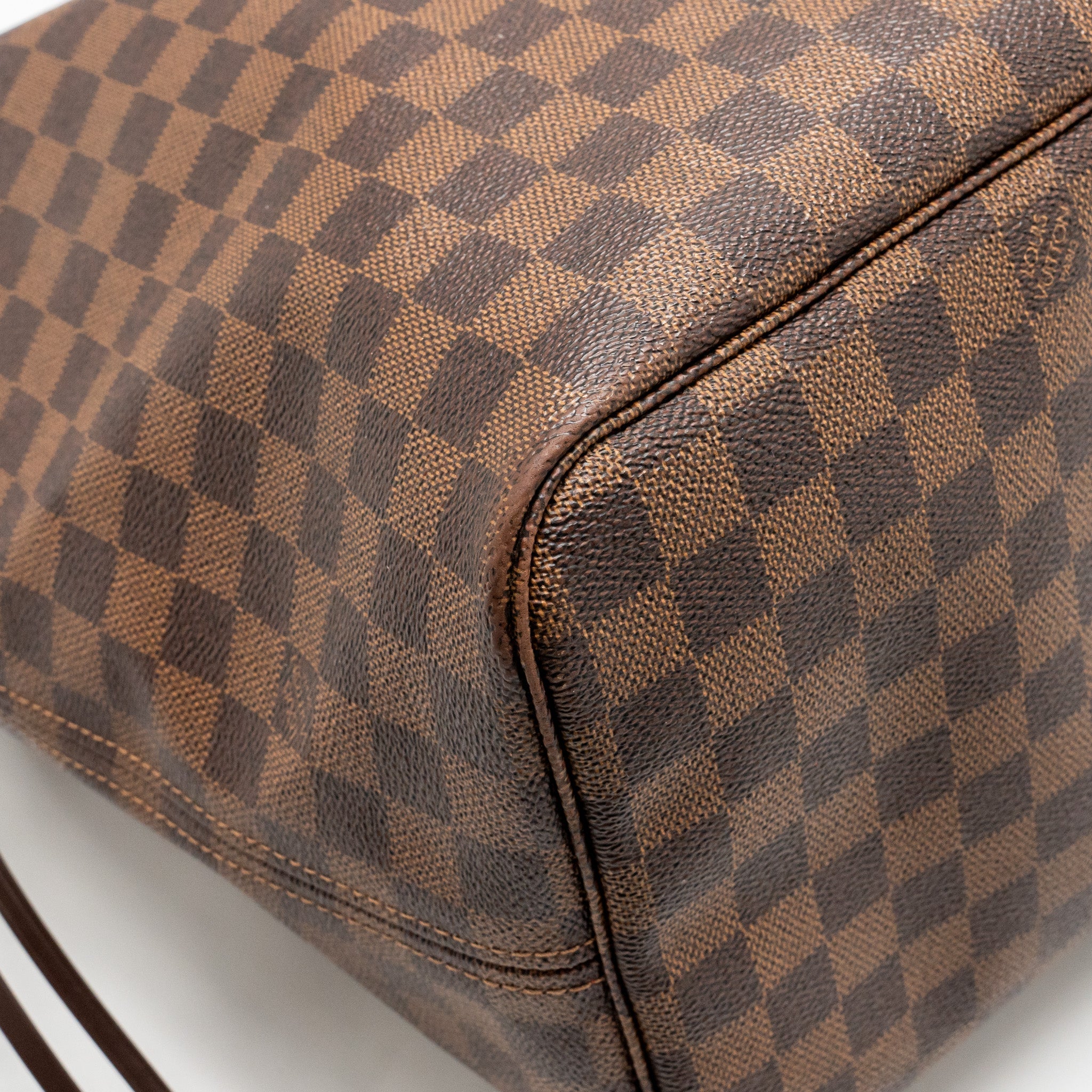 LOUIS VUITTON NEVERFULL GM DAMIER EBENE WITH GHW