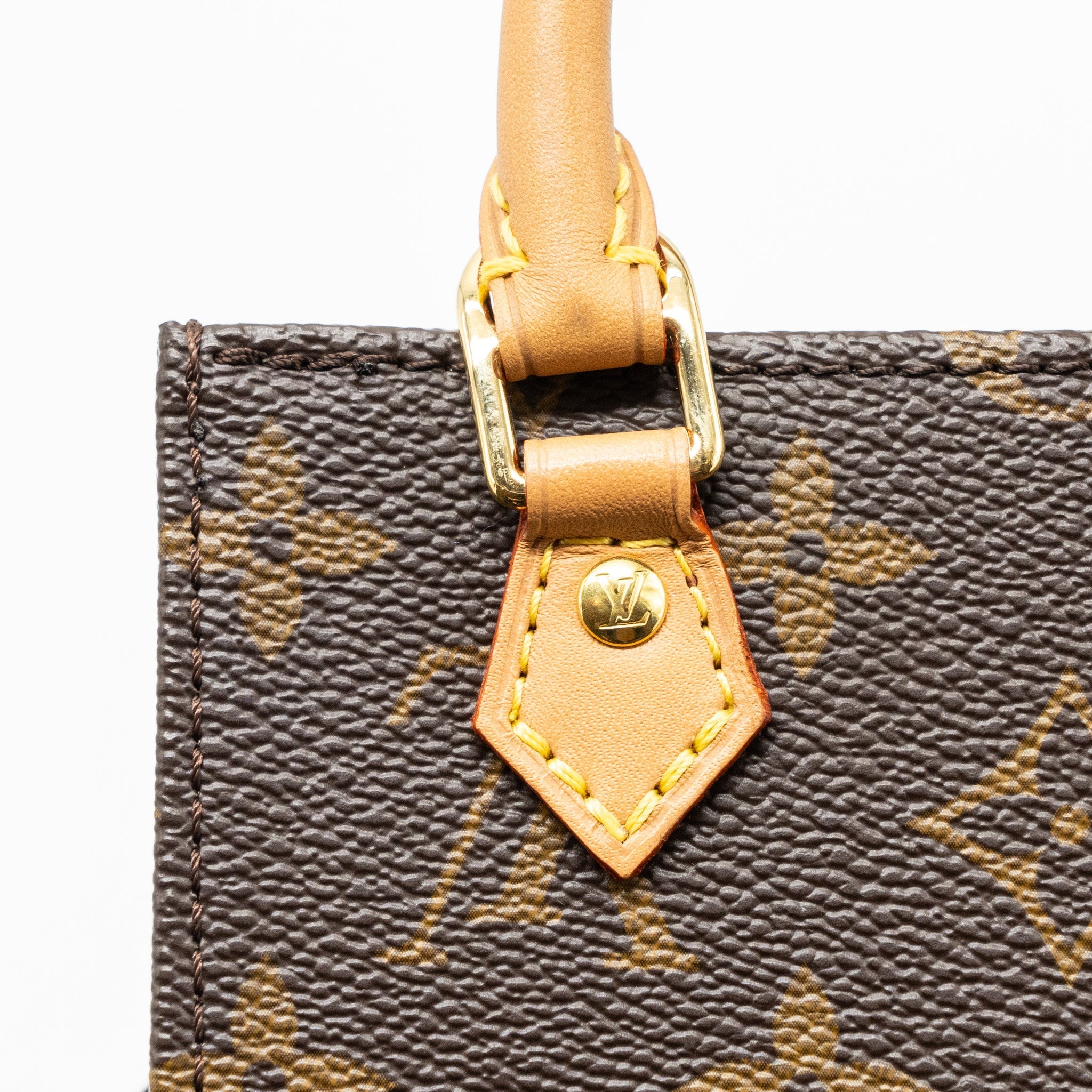LOUIS VUITTON PETIT SAC PLAT MONOGRAM CANVAS GHW