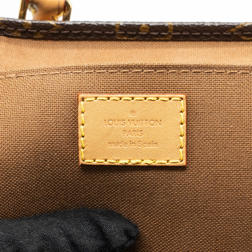 LOUIS VUITTON PETIT SAC PLAT MONOGRAM CANVAS GHW