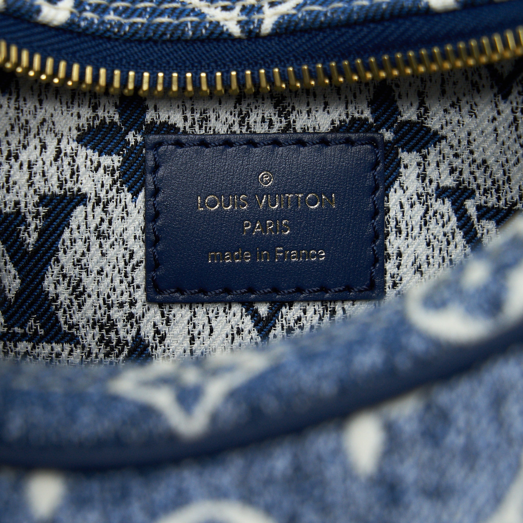 LOUIS VUITTON LOOP BAG DENIM BLUE GHW