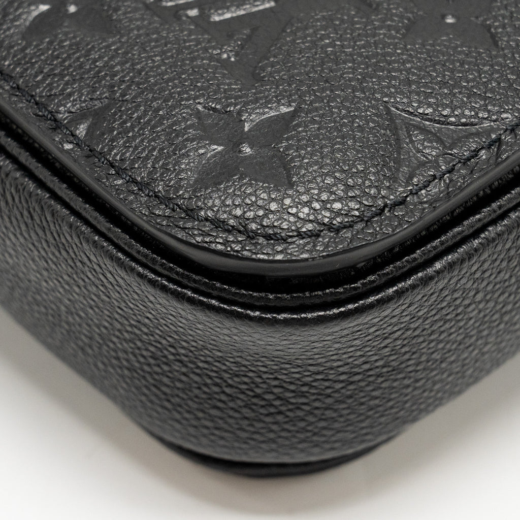 LOUIS VUITTON POCHETTE METIS MONOGRAM EMPREINTE BLACK GHW