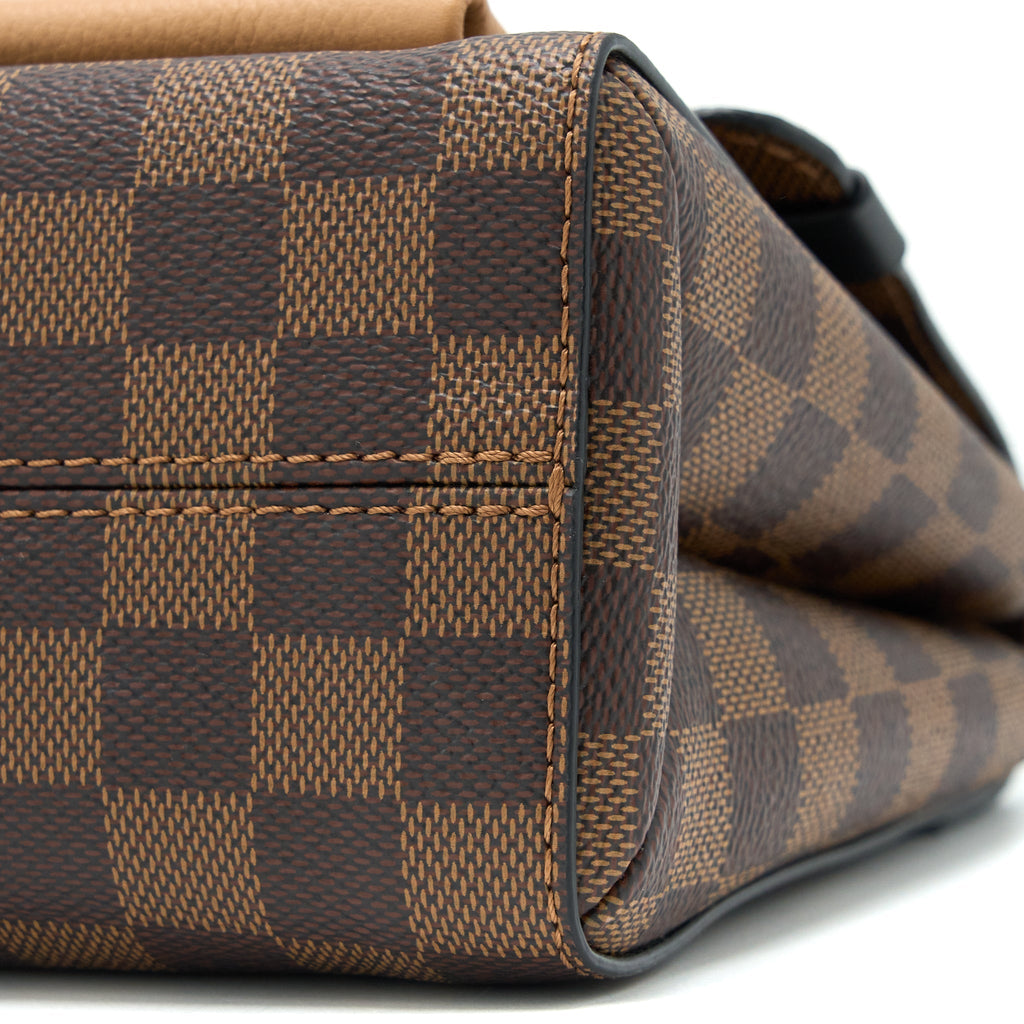 LOUIS VUITTON VAVIN PM DAMIER EBENE CANVAS BEIGE GHW