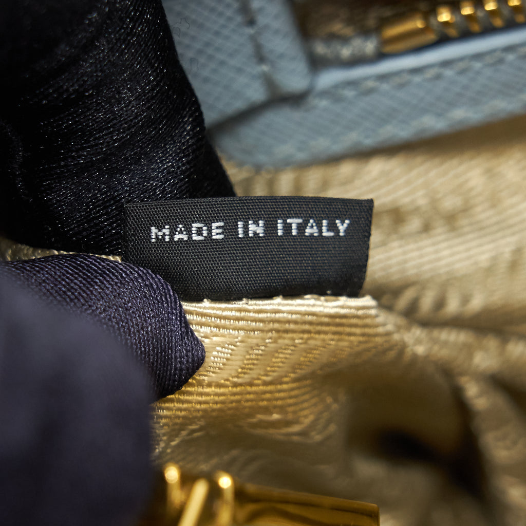 PRADA SAFFIANO TOTE BAG SKYBLUE