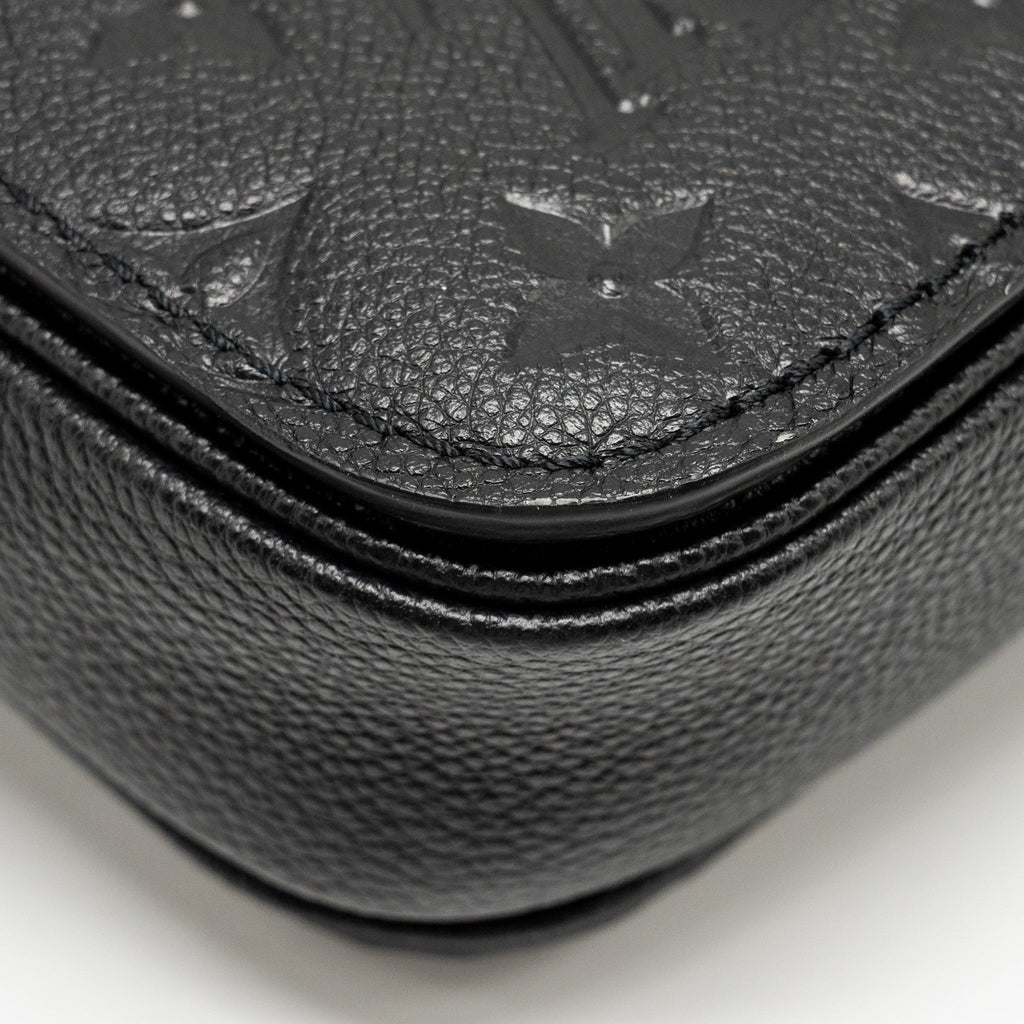 LOUIS VUITTON POCHETTE METIS MONOGRAM EMPREINTE BLACK GHW