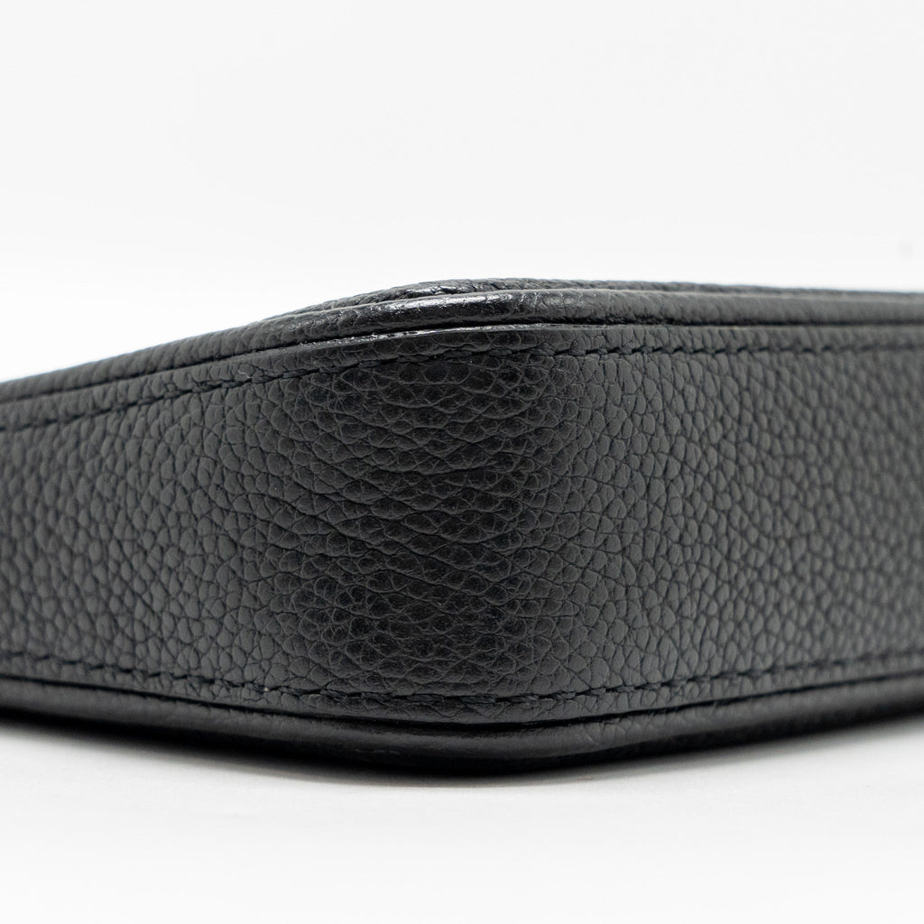 LOUIS VUITTON EASY POUCH ON STRAP EMPREINTE MONOGRAM BLACK GHW