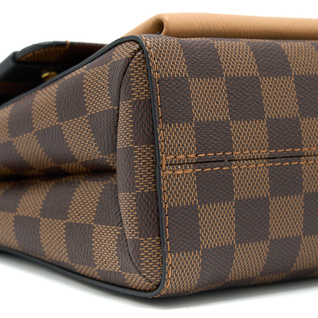 LOUIS VUITTON VAVIN PM DAMIER EBENE CANVAS BEIGE GHW