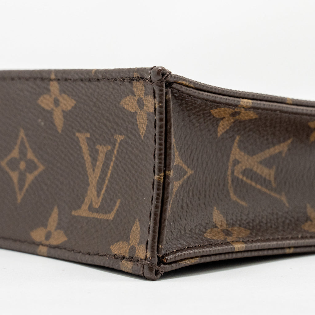 LOUIS VUITTON PETIT SAC PLAT MONOGRAM CANVAS GHW