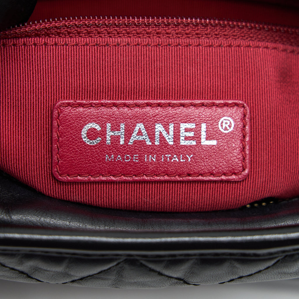 CHANEL SMALL GABRIELLE HOBO BAG BLACK