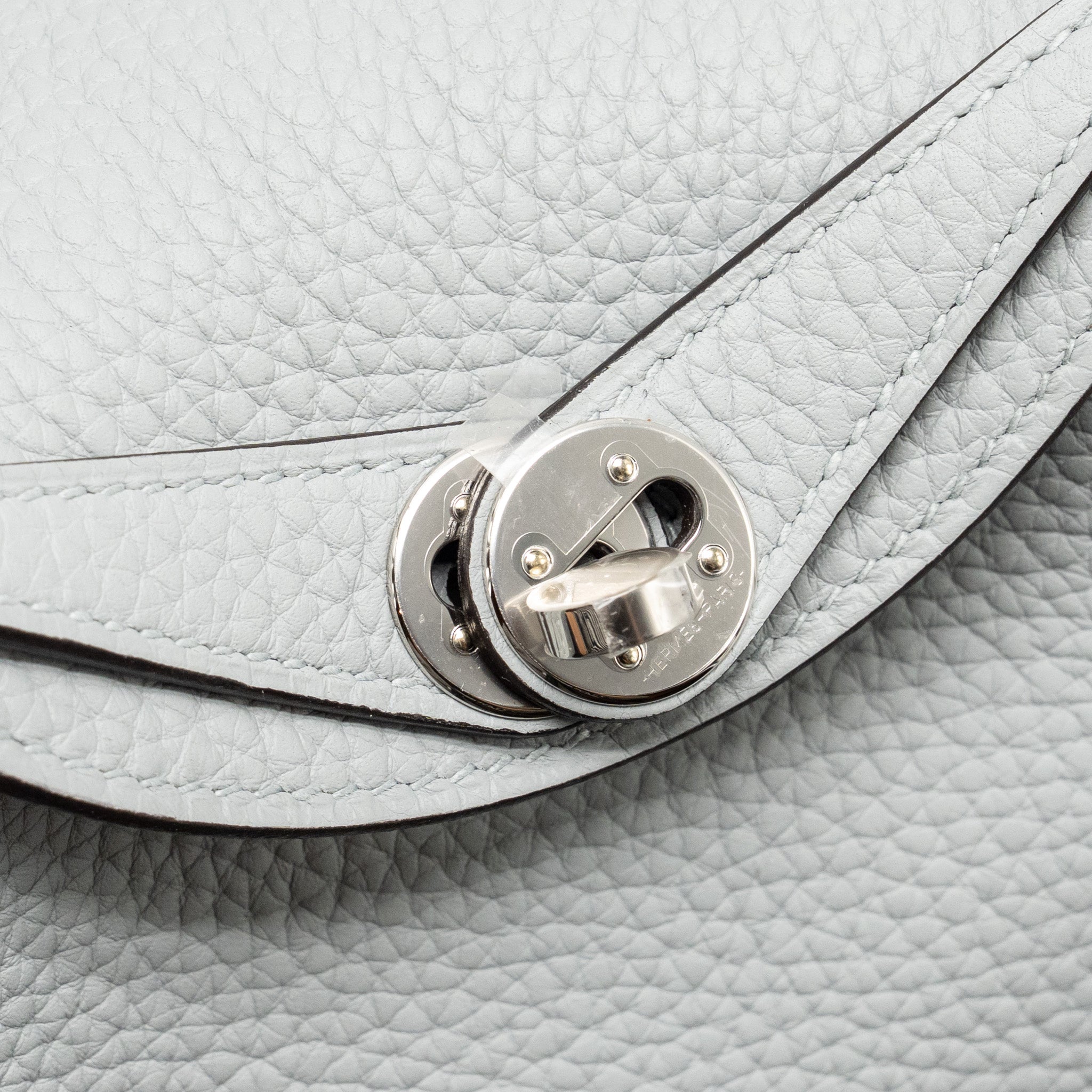 HERMES MINI LINDY II CLEMENCE BLUE GLACIER SHW