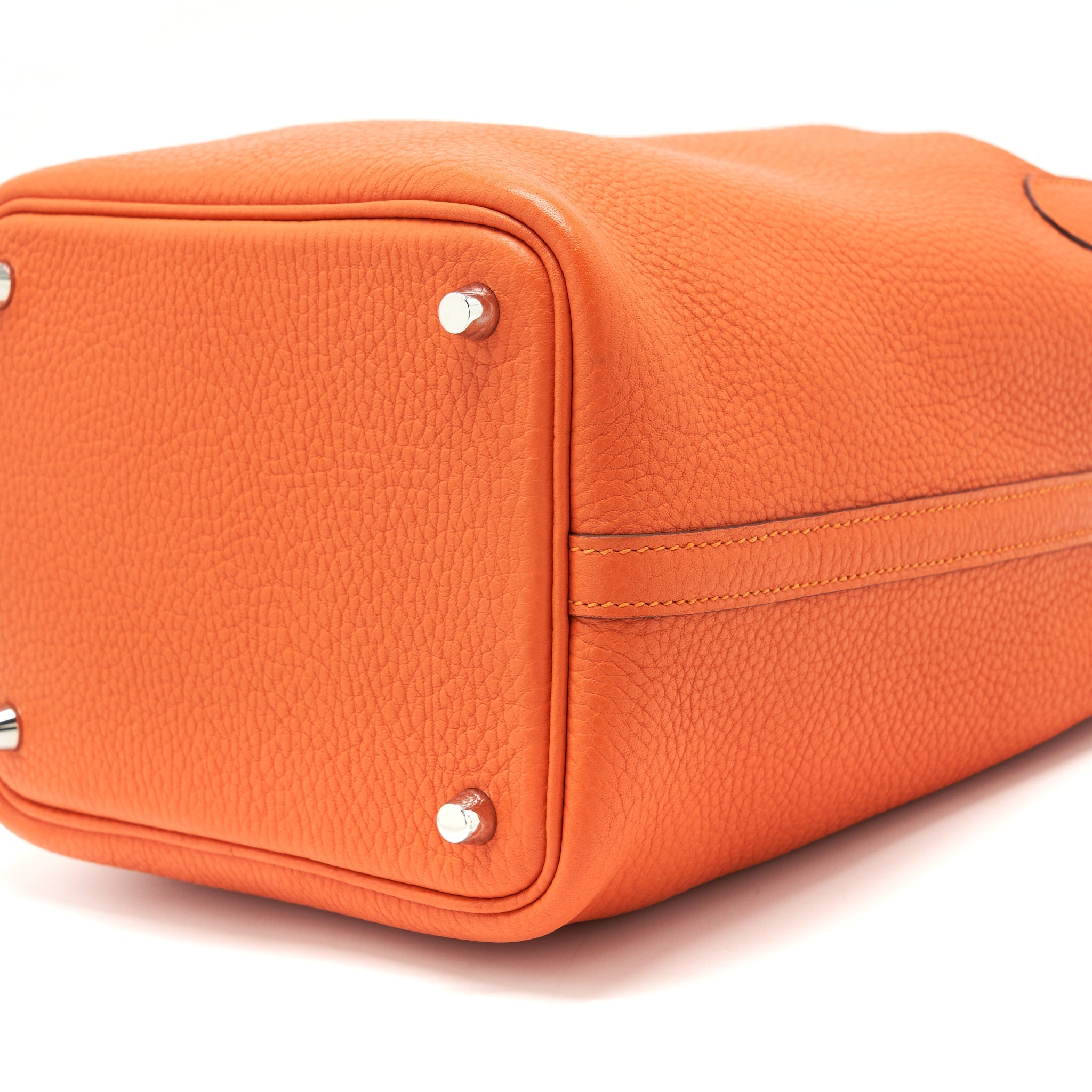 HERMES PICOTIN 18 LOCK BAG ORANGE SHW