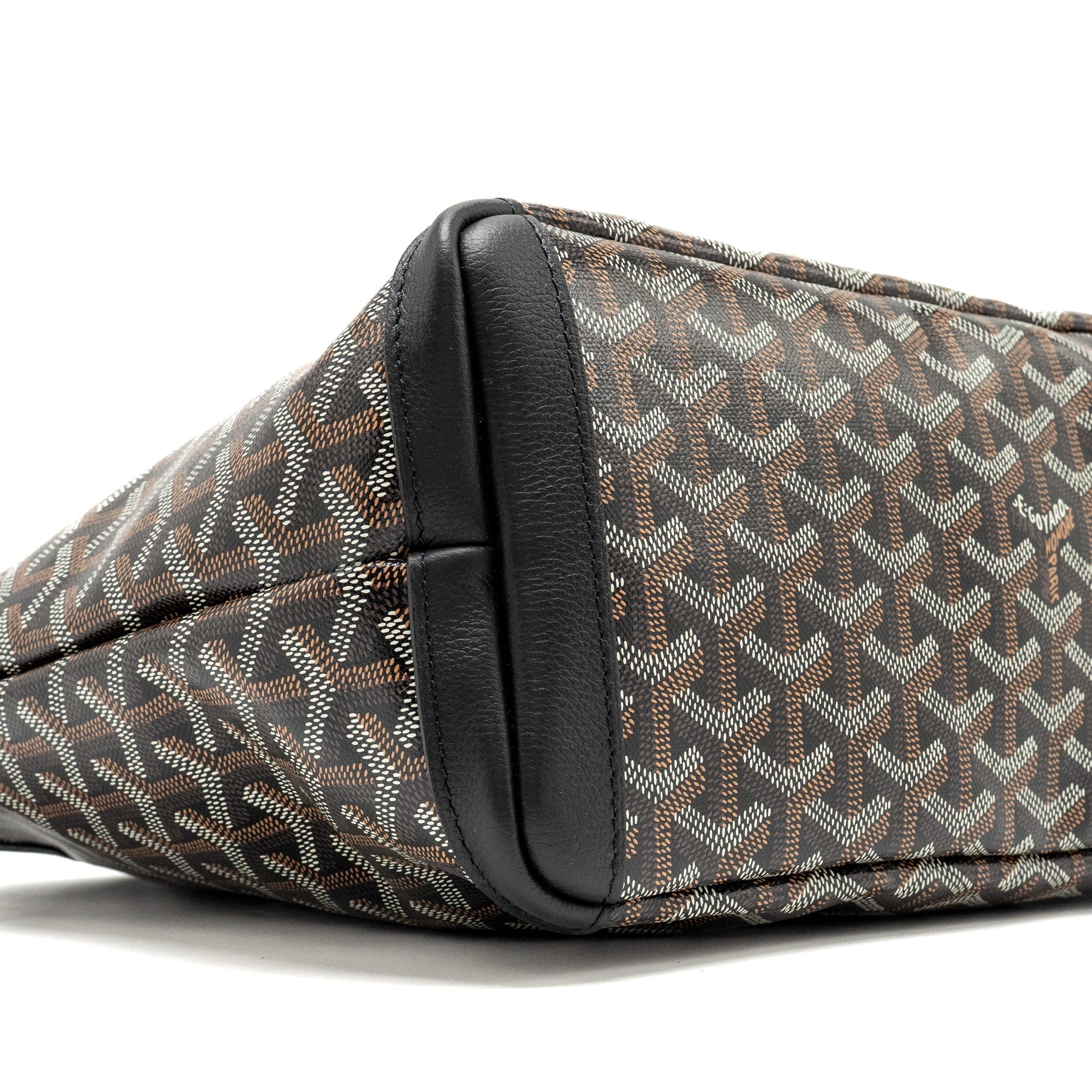 GOYARD ARTOIS PM TOTE BAG GOYARDLINE CANVAS BLACK SHW