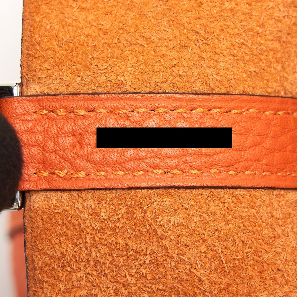 HERMES PICOTIN 18 LOCK BAG ORANGE SHW