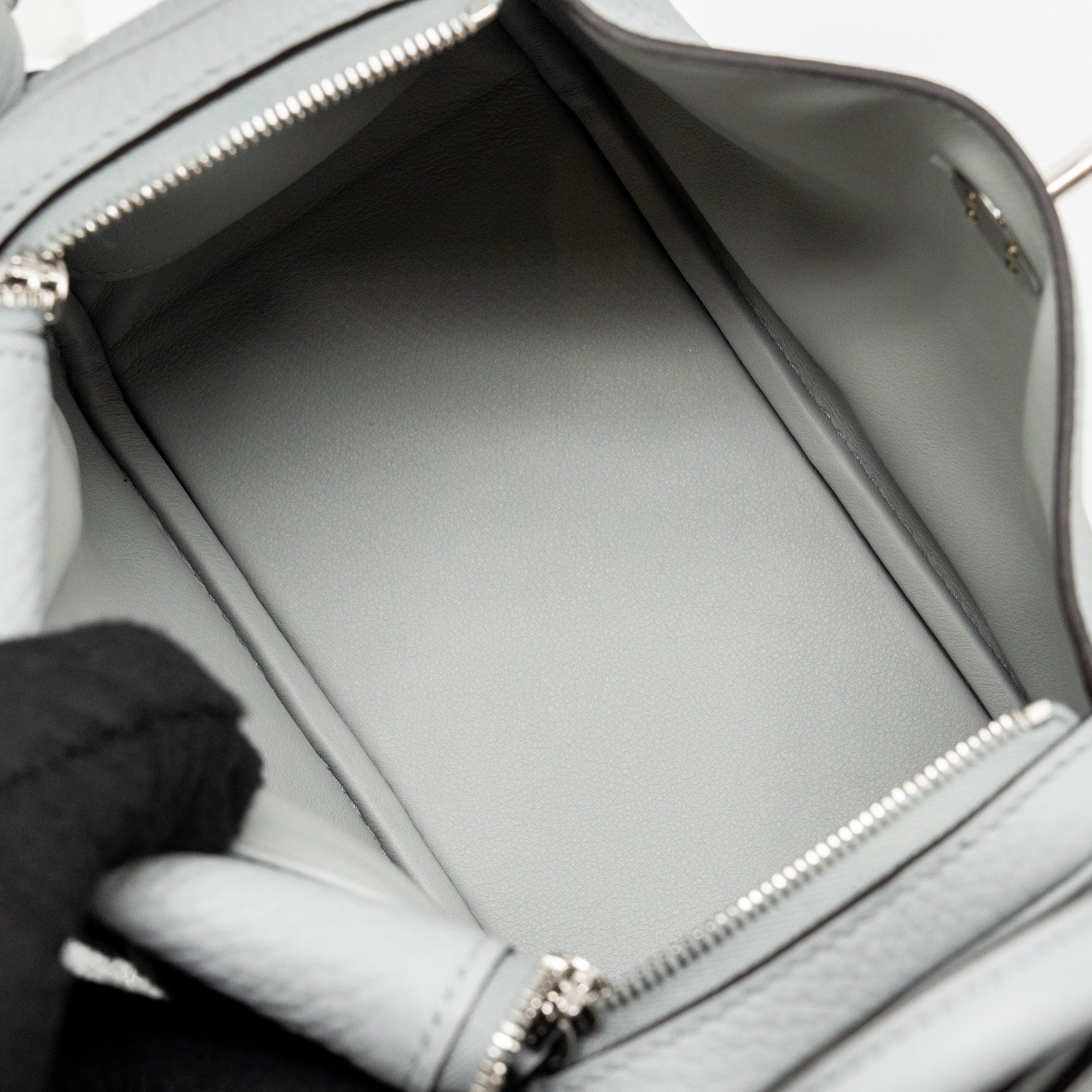 HERMES MINI LINDY II CLEMENCE BLUE GLACIER SHW