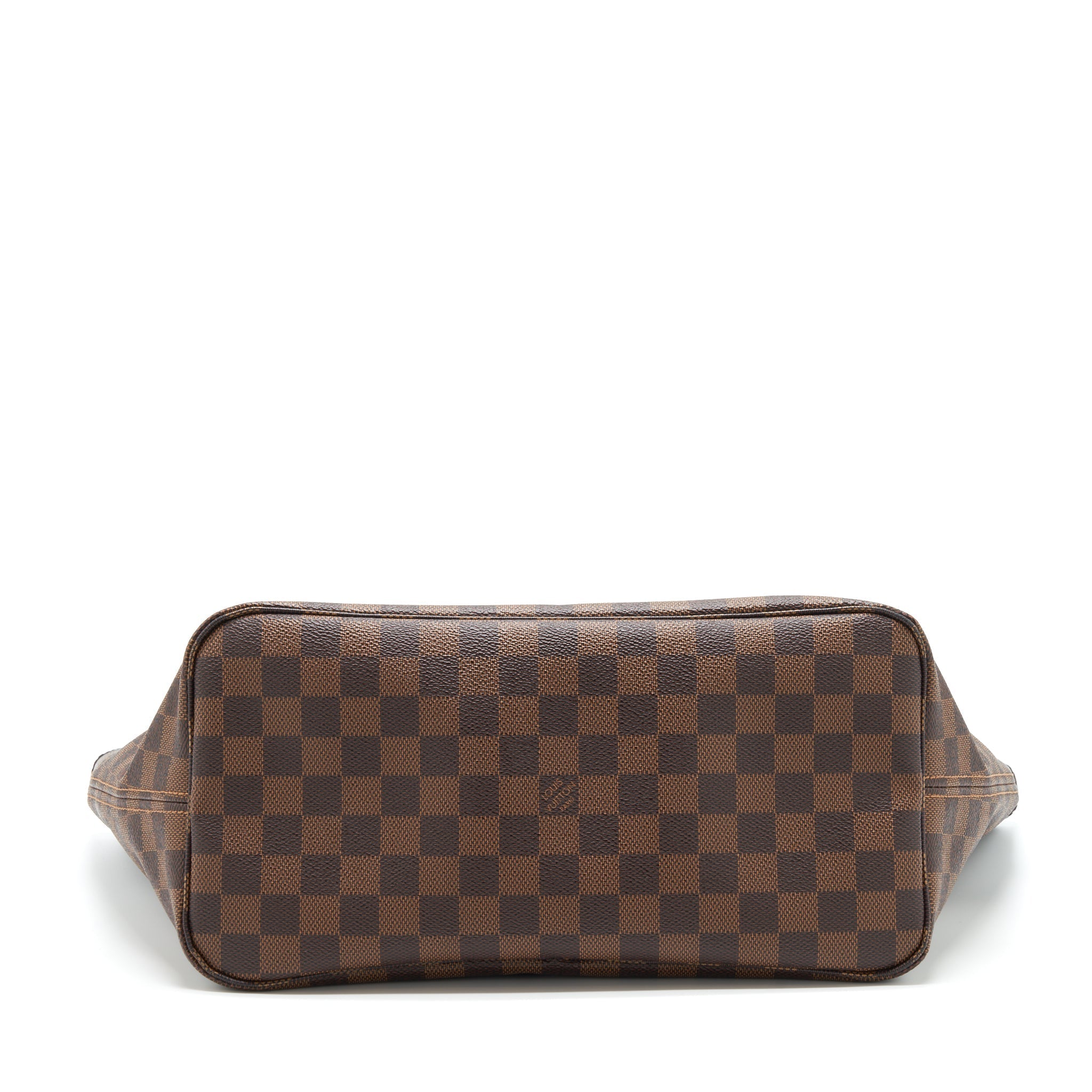 LOUIS VUITTON NEVERFULL MM DAMIER EBENE ROSE BALLERINE GHW