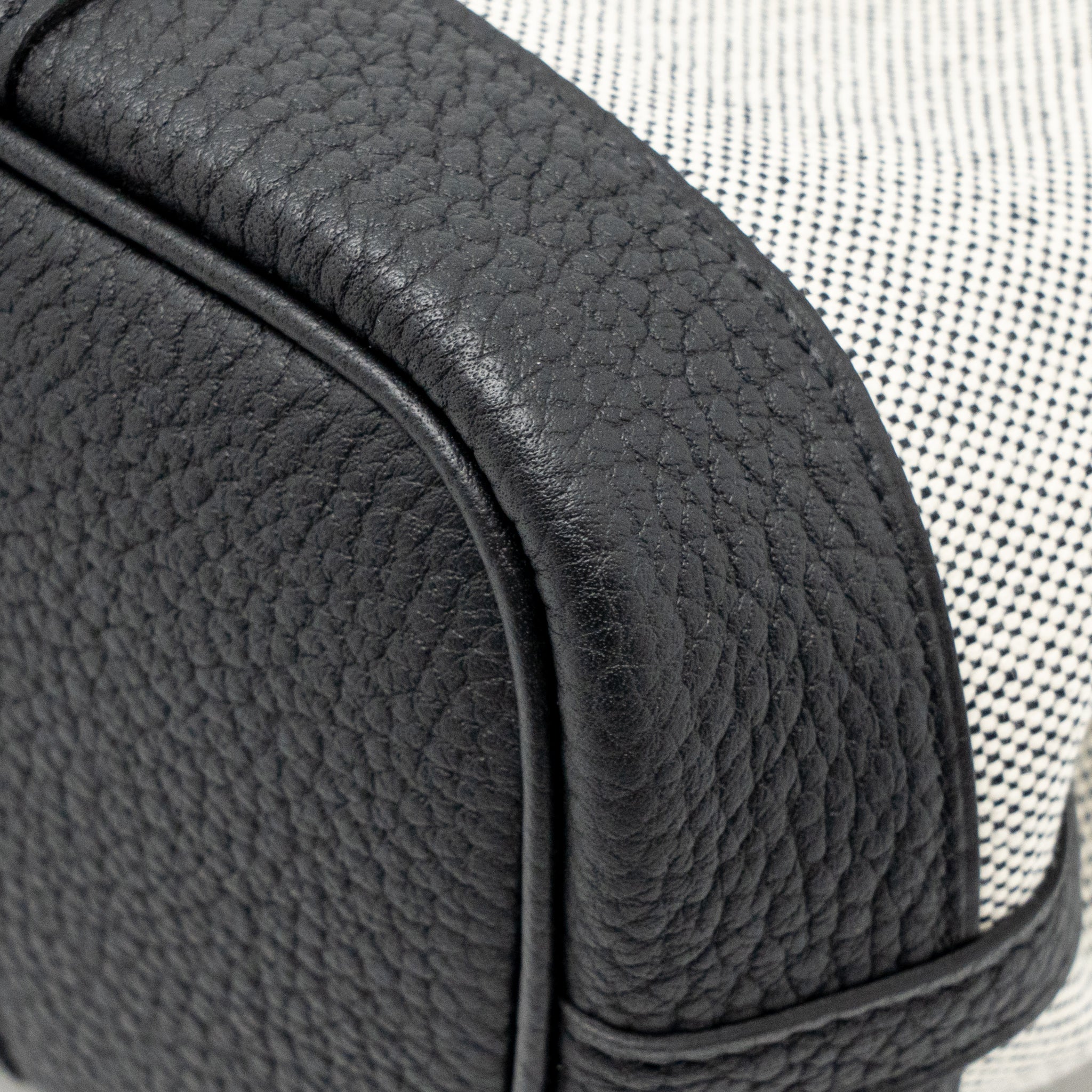 HERMES NEO GARDEN PARTY 23 CANVAS/NEGONDA ECRU/BLACK SHW