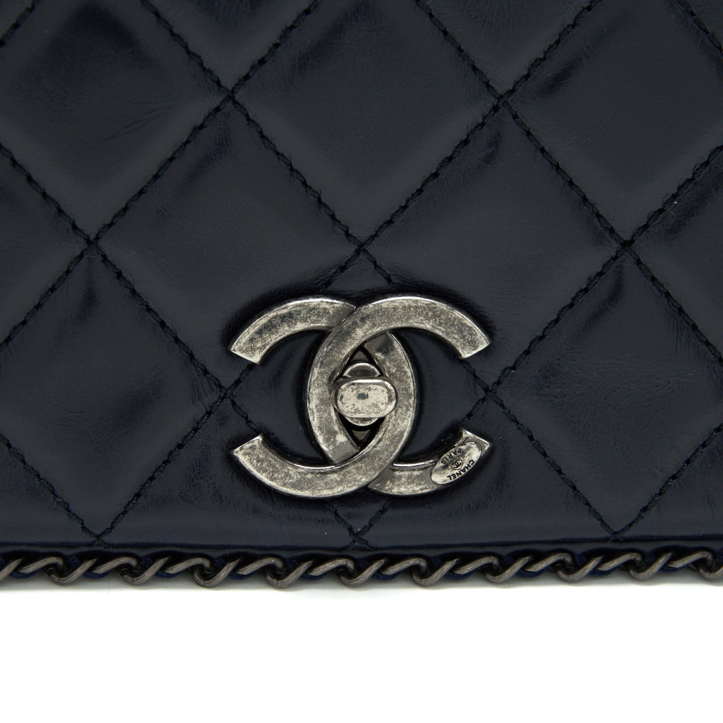 CHANEL QUILTED CALFSKIN FLAP SHOULDER BAG