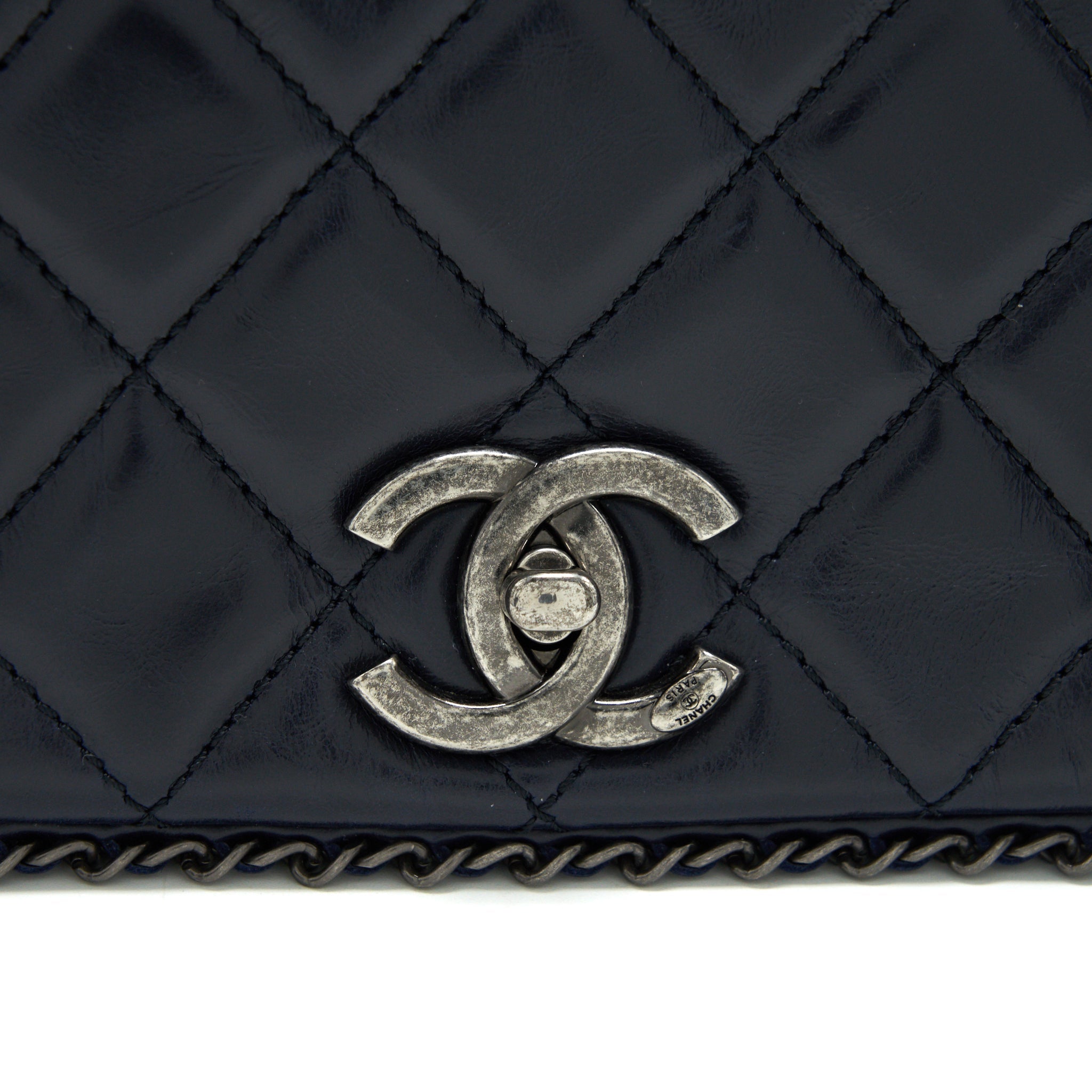 CHANEL QUILTED CALFSKIN FLAP SHOULDER BAG