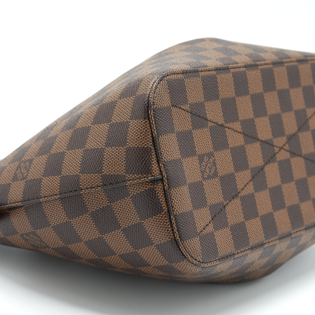 LOUIS VUITTON SIENA MM SHOULDER BAG DAMIER EBENE GHW