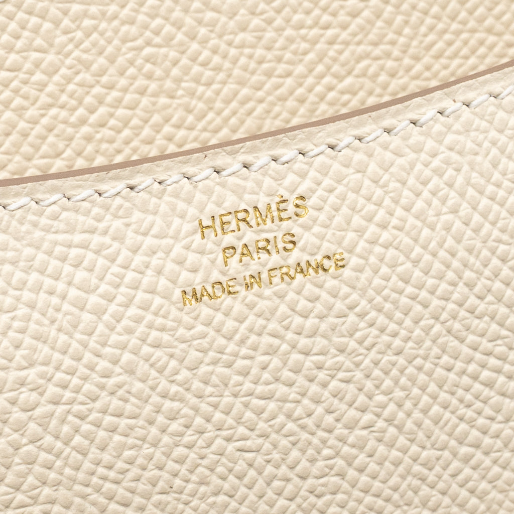 HERMES MINI CONSTANCE EPSOM CRAIE LGHW