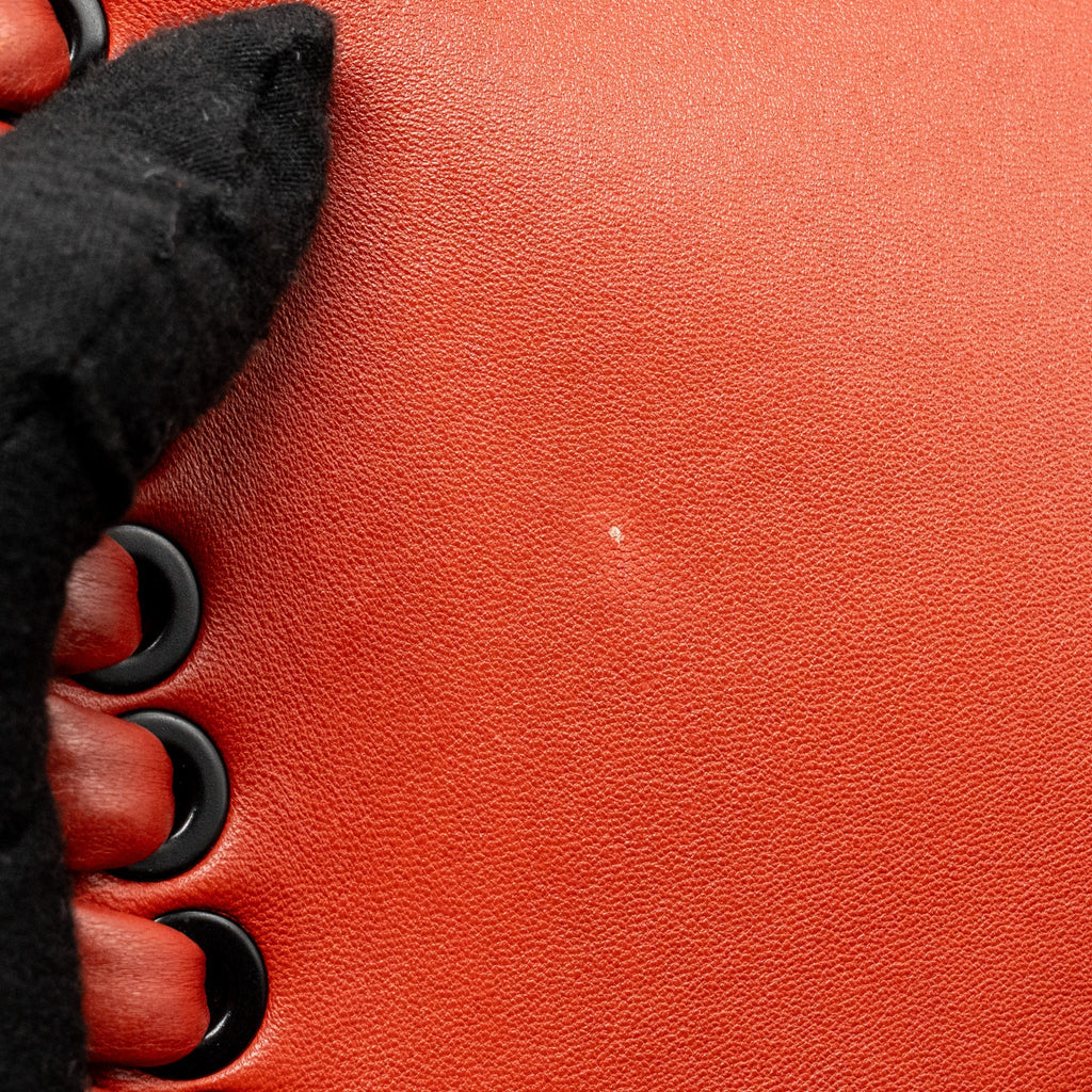 FENDI MINI PEEKABOO WHIPSTITCH LAMBSKIN BLOODY MARY SHW