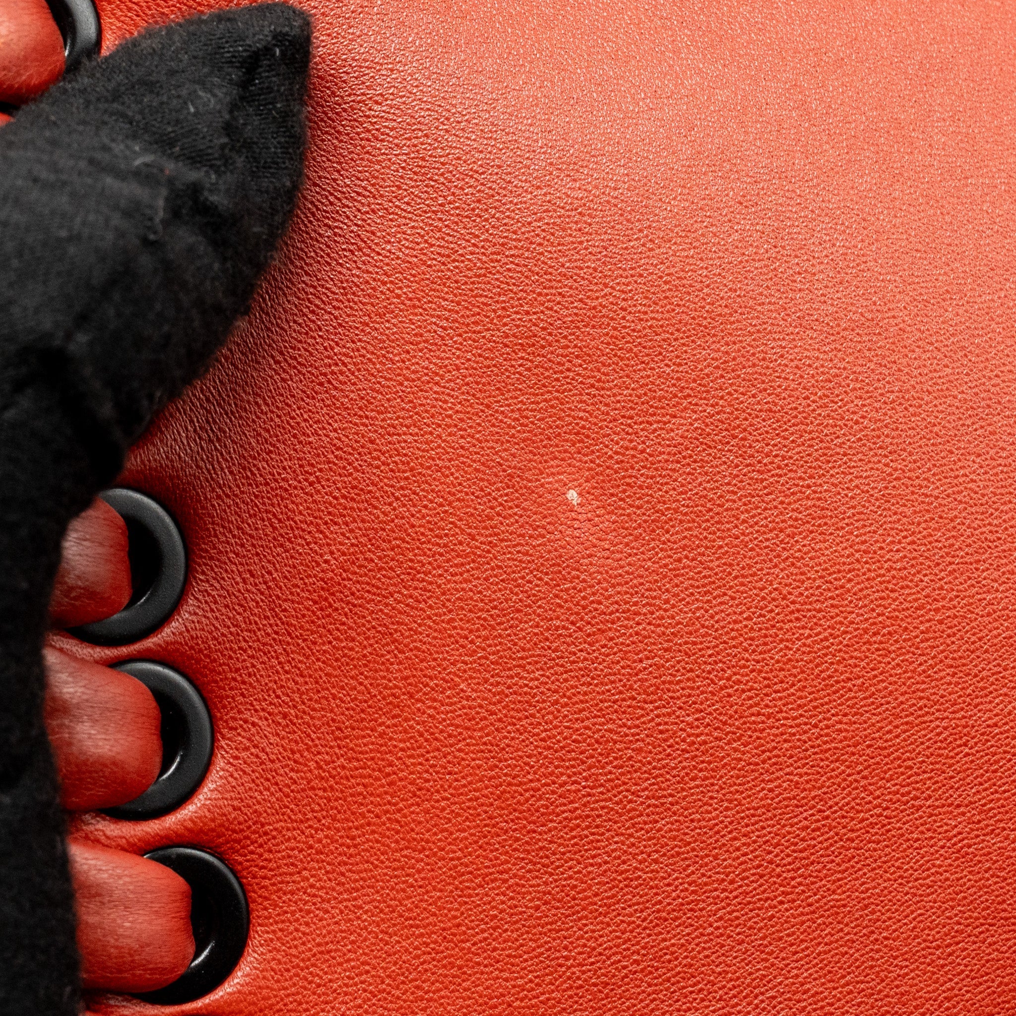 FENDI MINI PEEKABOO WHIPSTITCH LAMBSKIN BLOODY MARY SHW