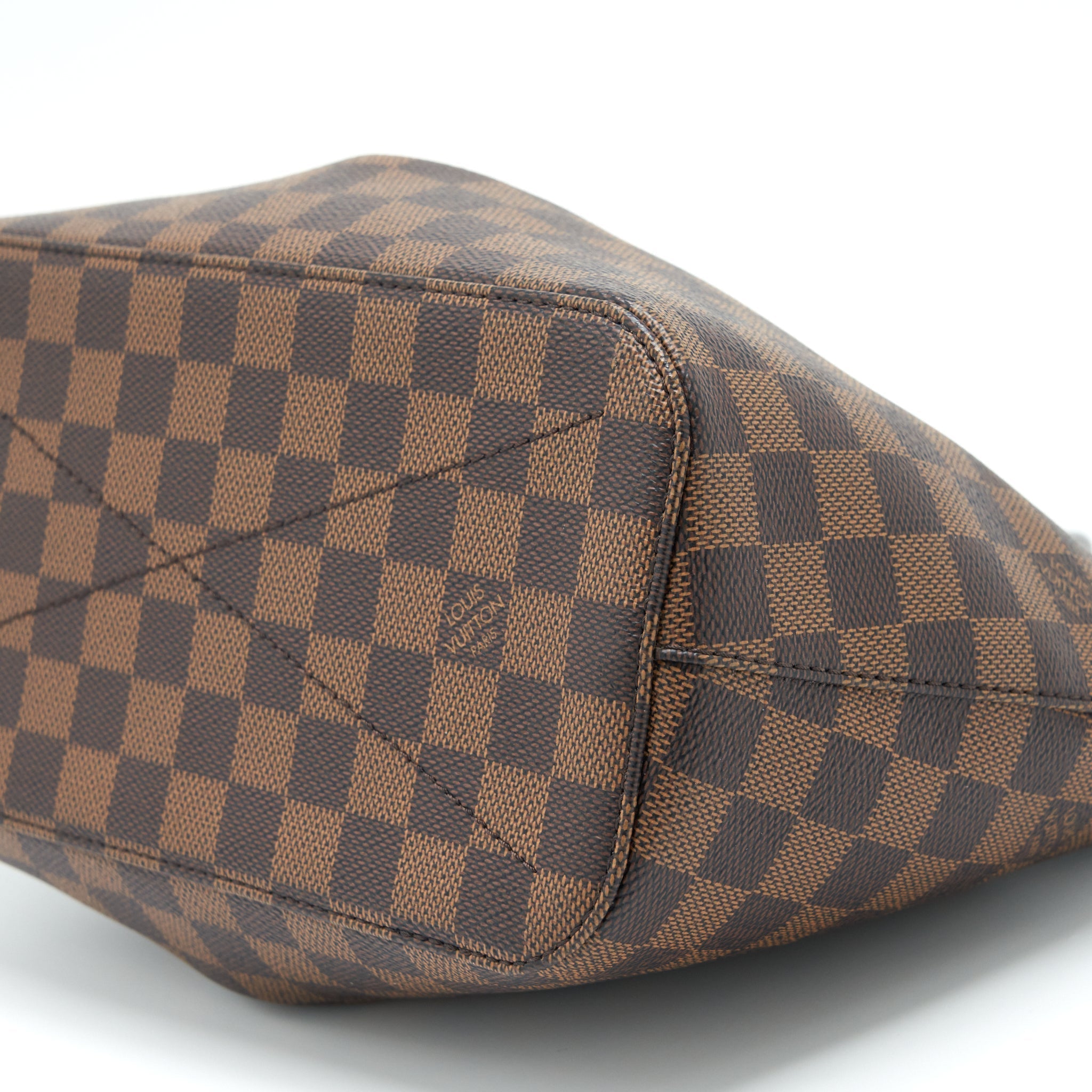 LOUIS VUITTON SIENA MM SHOULDER BAG DAMIER EBENE GHW