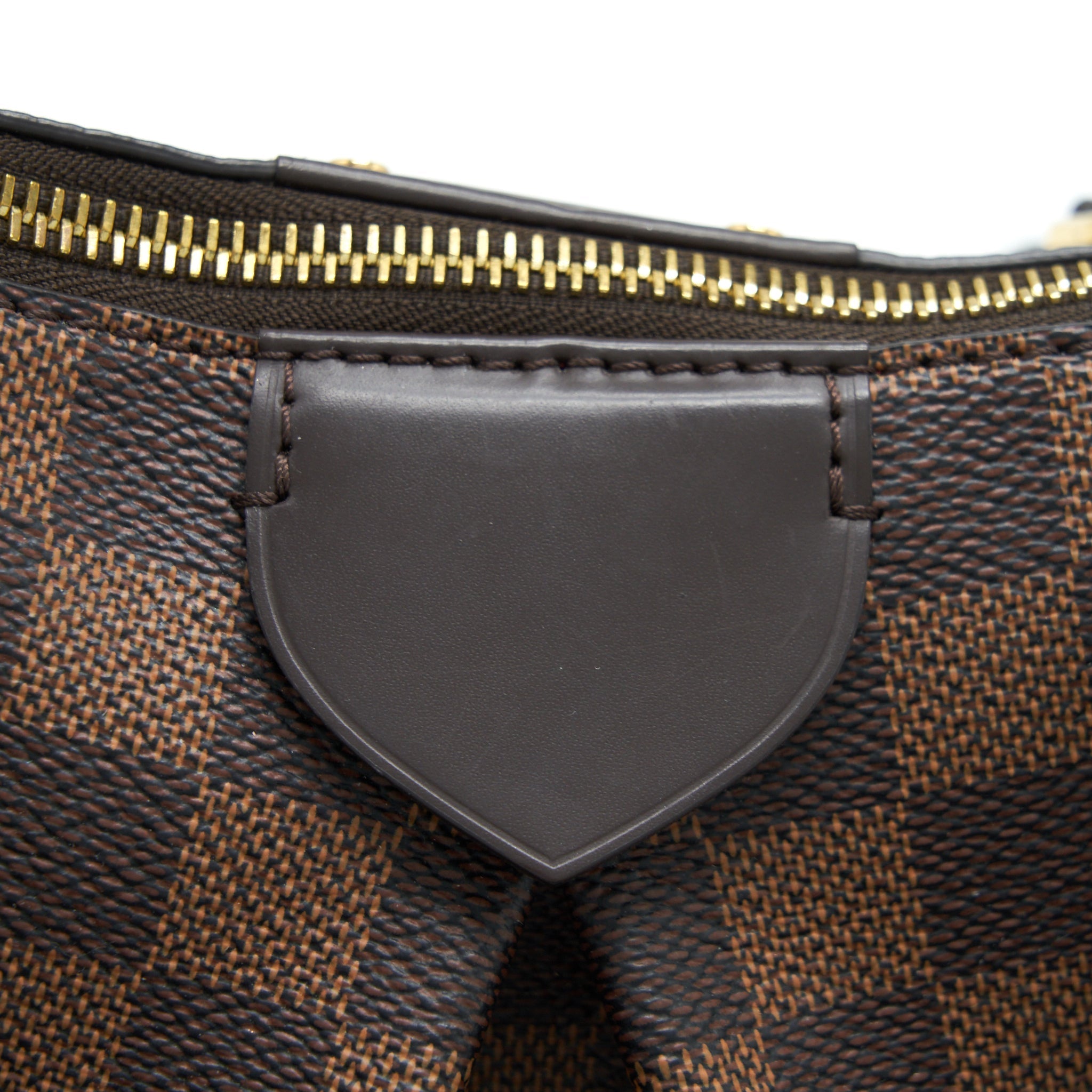 LOUIS VUITTON SIENA MM SHOULDER BAG DAMIER EBENE GHW