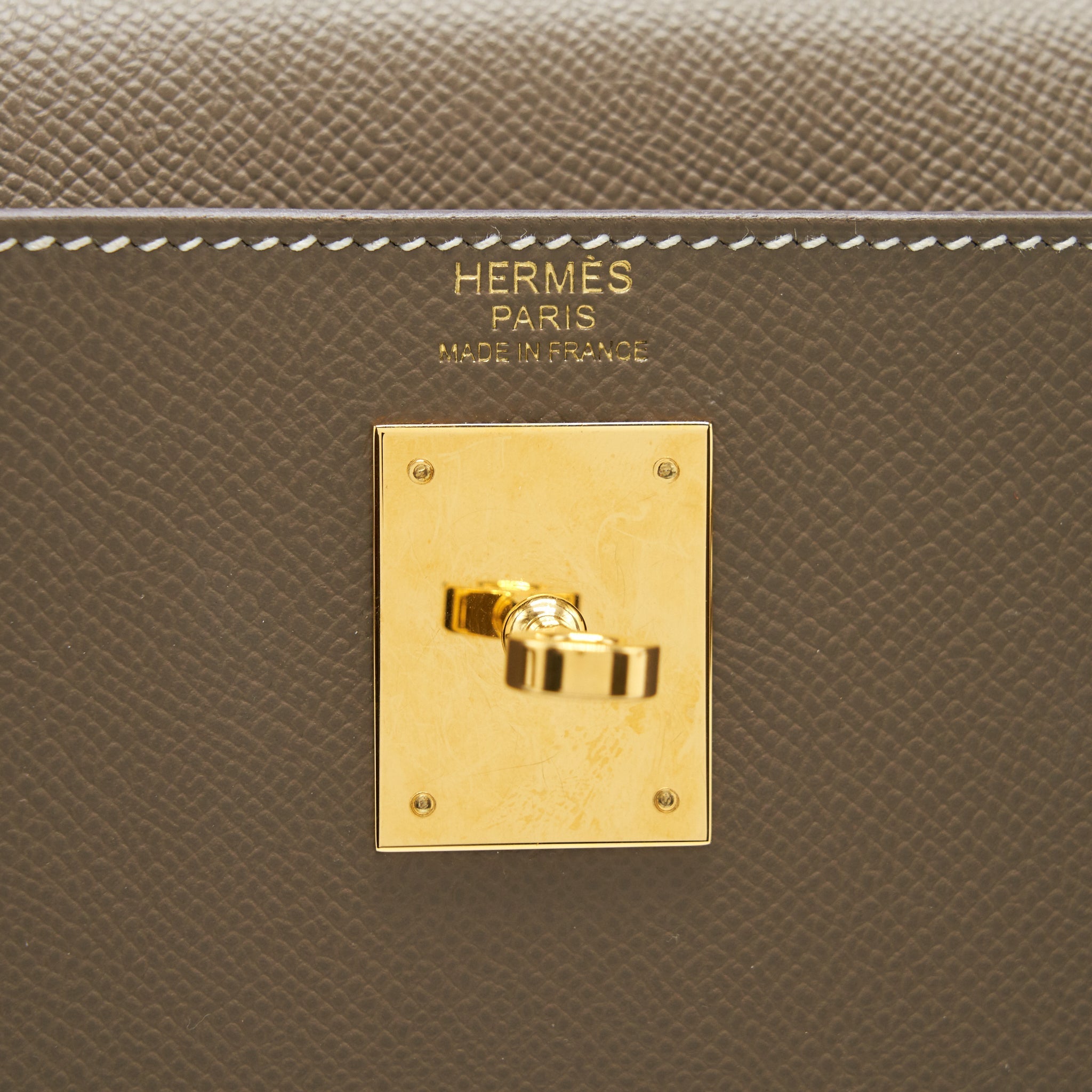 HERMES KELLY 32 SELLIER EPSOM ETOUPE GHW