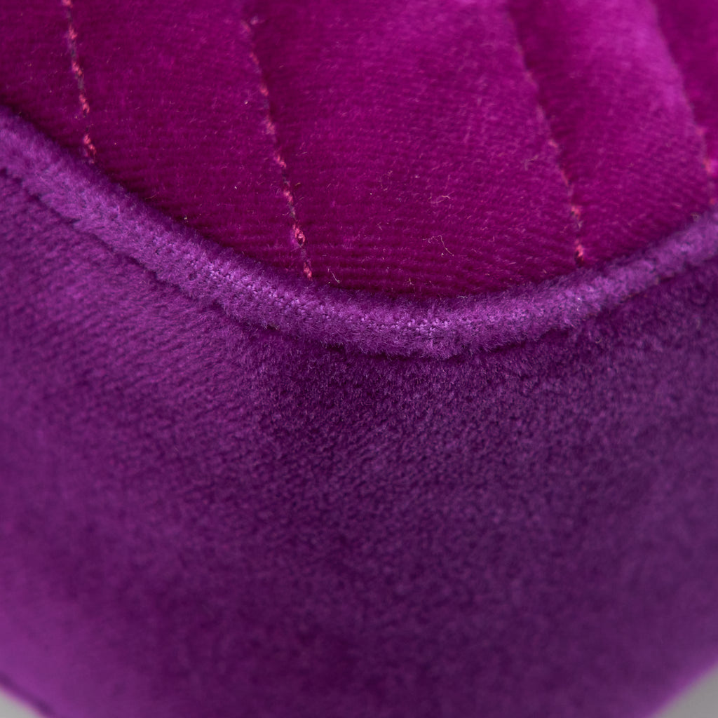 GUCCI MINI MARMONT BAG VELVET PURPLE GHW