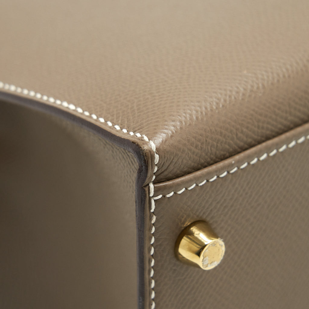 HERMES KELLY 32 SELLIER EPSOM ETOUPE GHW