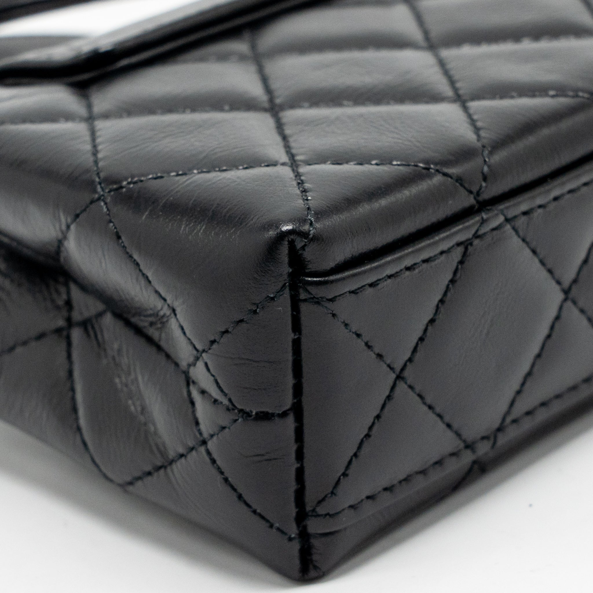 CHANEL 24P MINI NANO KELLY SHOPPER CALFSKIN BLACK GHW (MICROCHIP)
