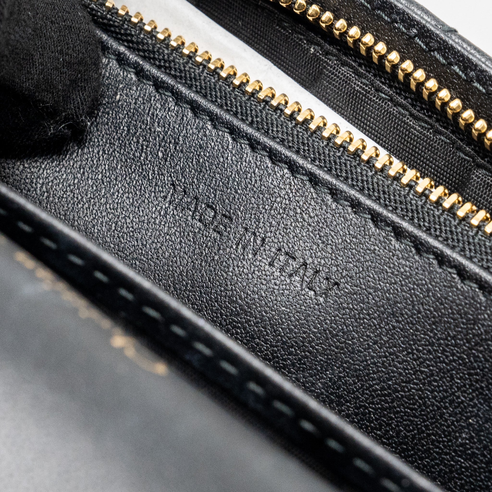 DIOR MY DIOR DAILY CHAIN POUCH LAMBSKIN BLACK LGHW