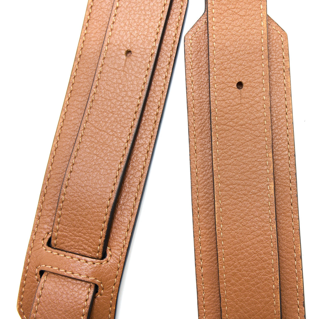 LOEWE SMALL PUZZLE BAG CALFSKIN CARAMEL SHW