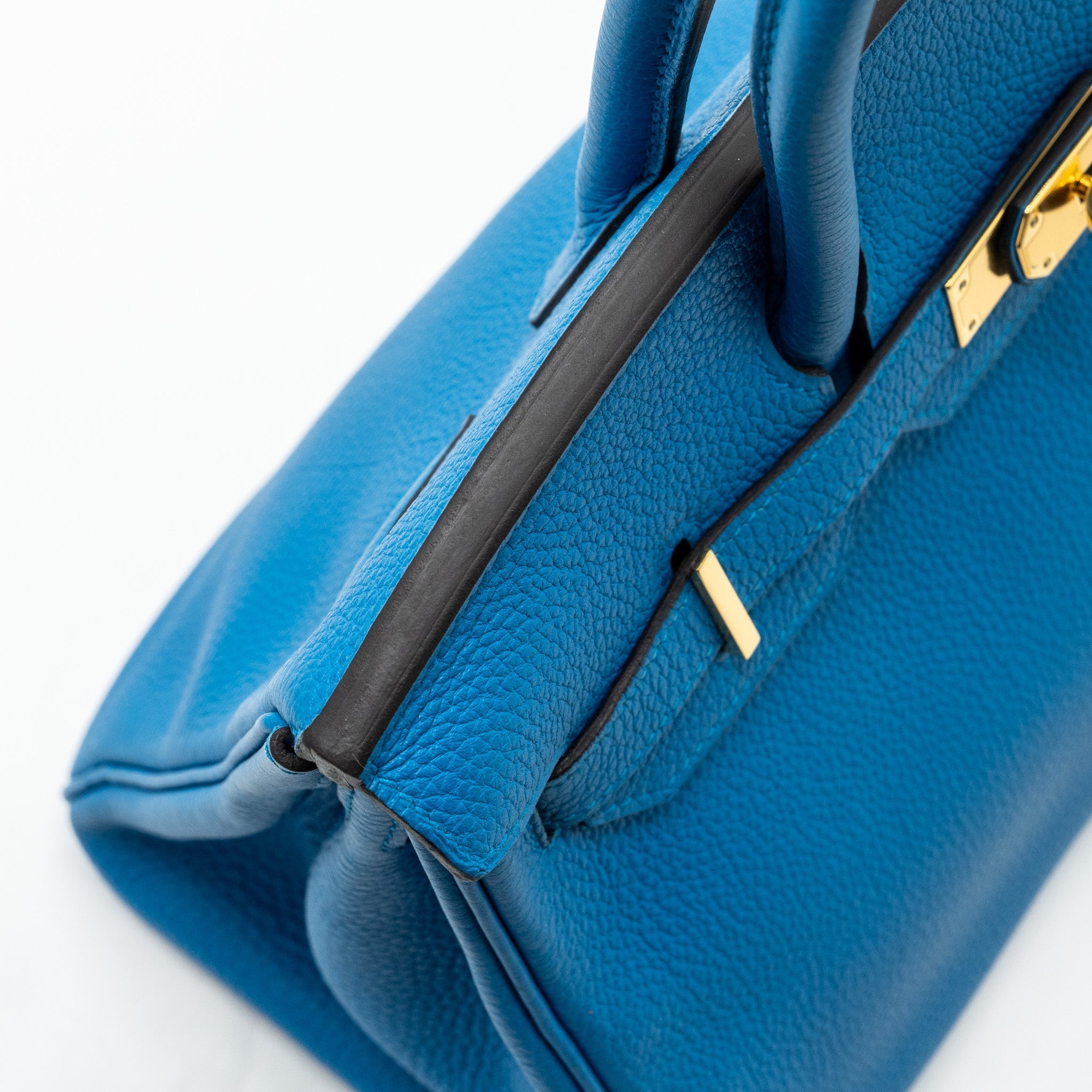 HERMES BIRKIN 30 TOGO BLUE ZANZIBAR GHW