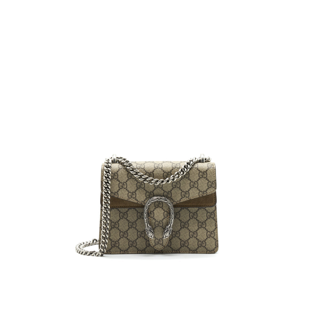 GUCCI MINI DIONYSUS GG SUPREME CANVAS/ BEIGE