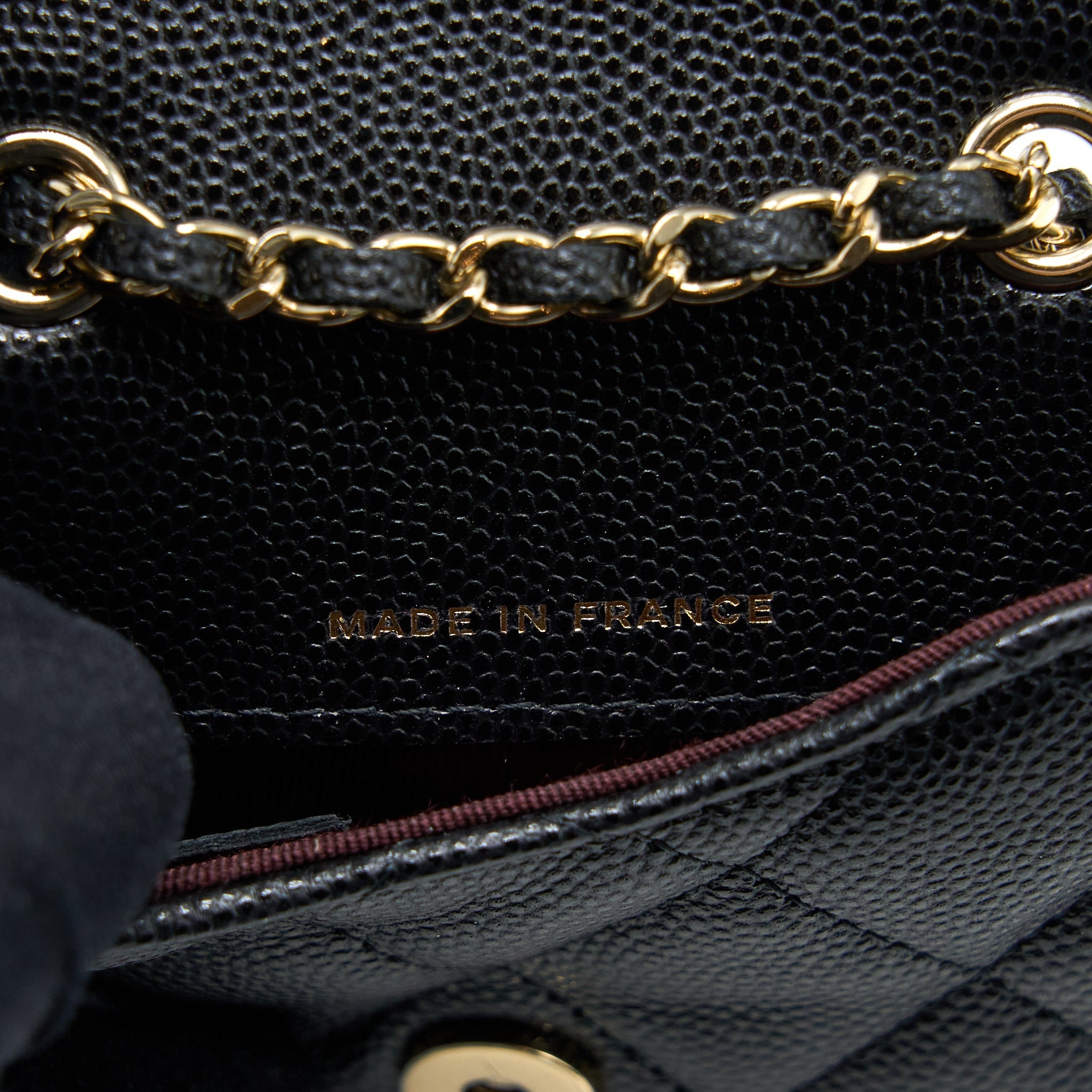 CHANEL FLAP CARDHOLDER BELT BAG CAVIAR BLACK LGHW
