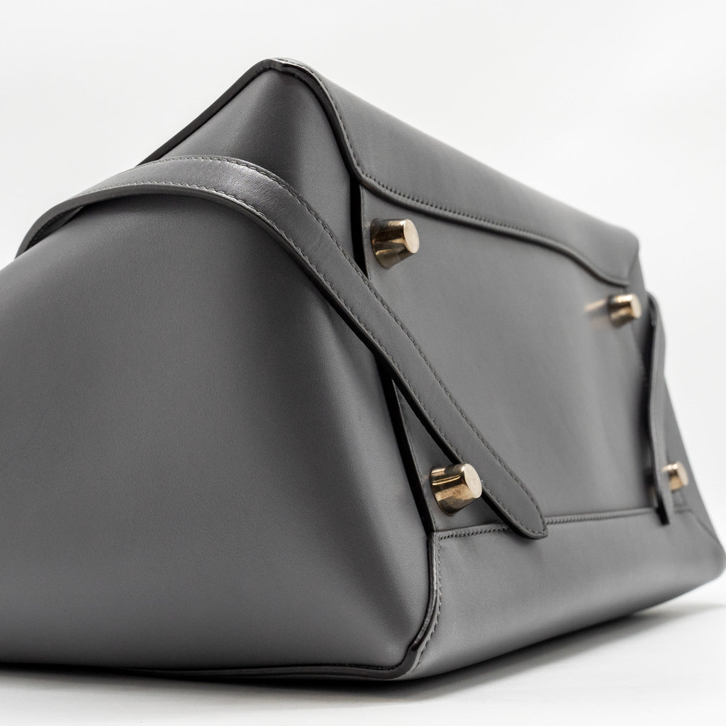 CELINE MICRO BELT BAG CALFSKIN GREY SHW