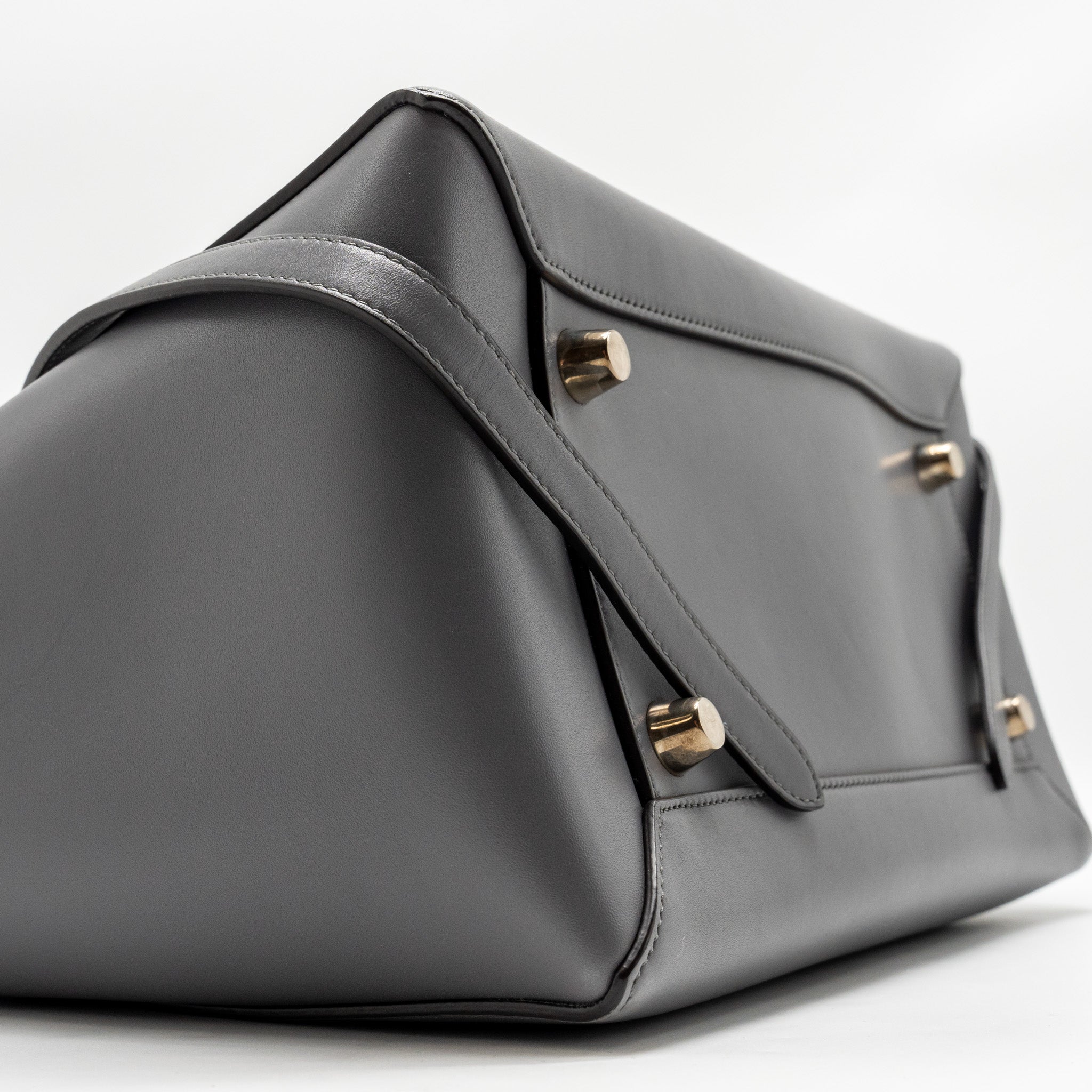 CELINE MICRO BELT BAG CALFSKIN GREY SHW