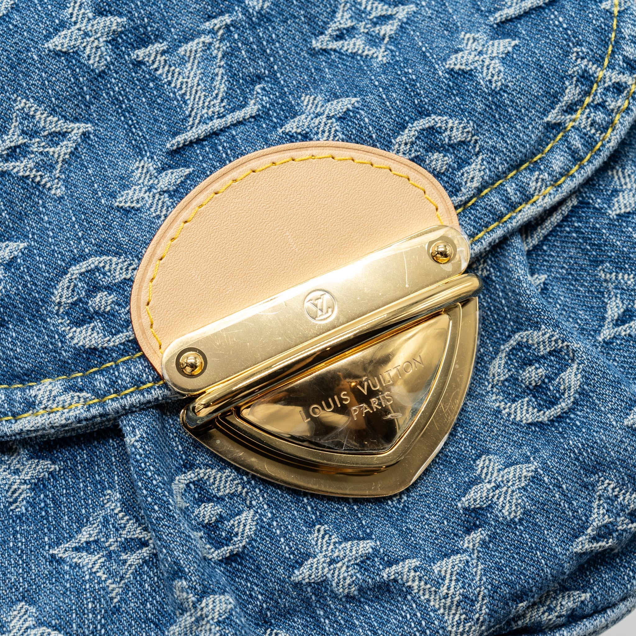 LOUIS VUITTON SUNSET BAG DENIM BLUE GHW (NEW VERSION)