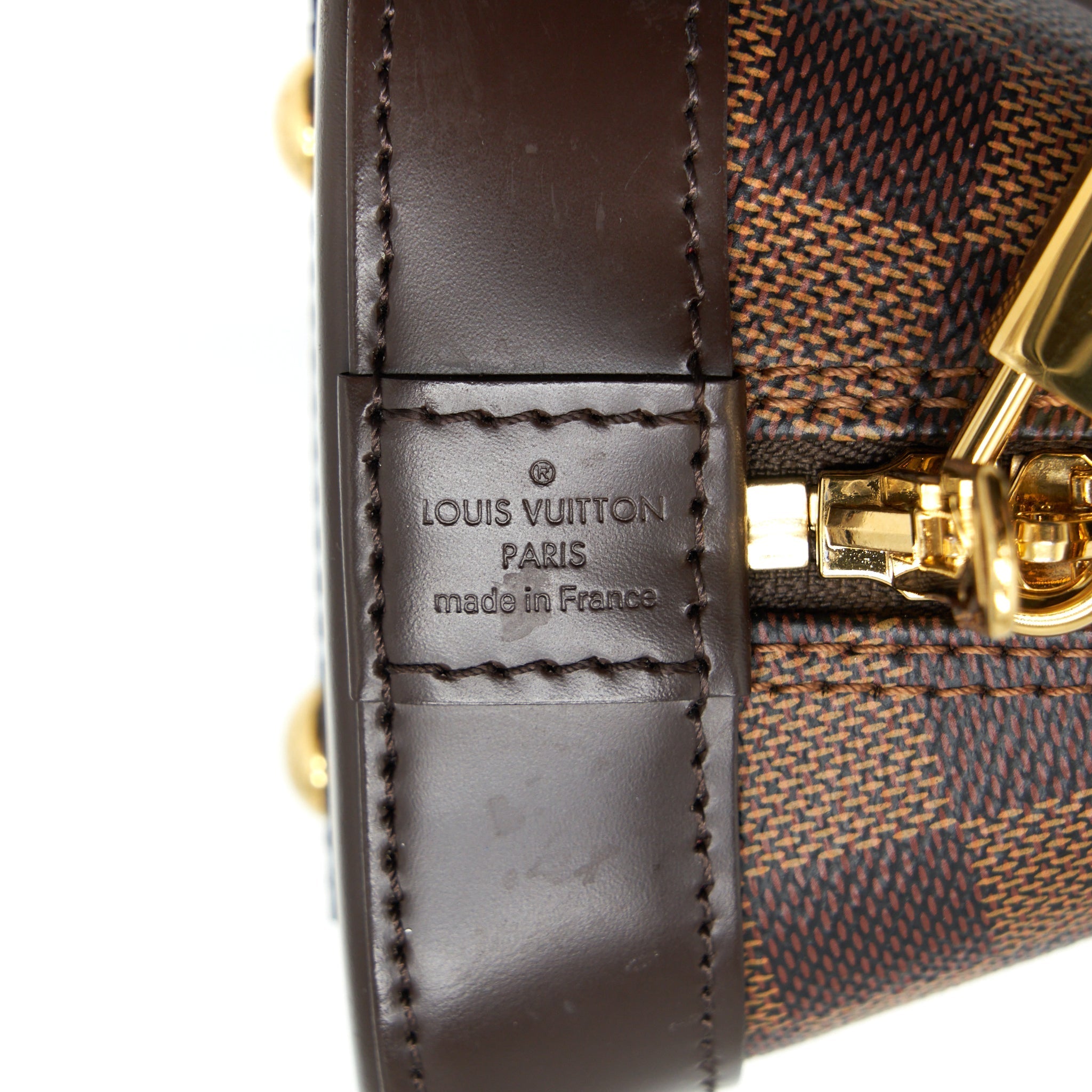 LOUIS VUITTON ALMA BB DAMIER EBENE GHW
