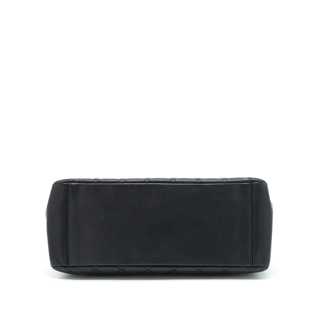 CHANEL GRAND SHOPPING TOTE/ GST CAVIAR BLACK SHW