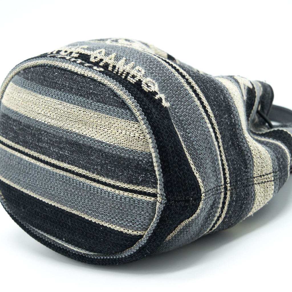 CHANEL RUE CAMBORNE BUCKET BAG FABRIC MULTICOLOUR SHW