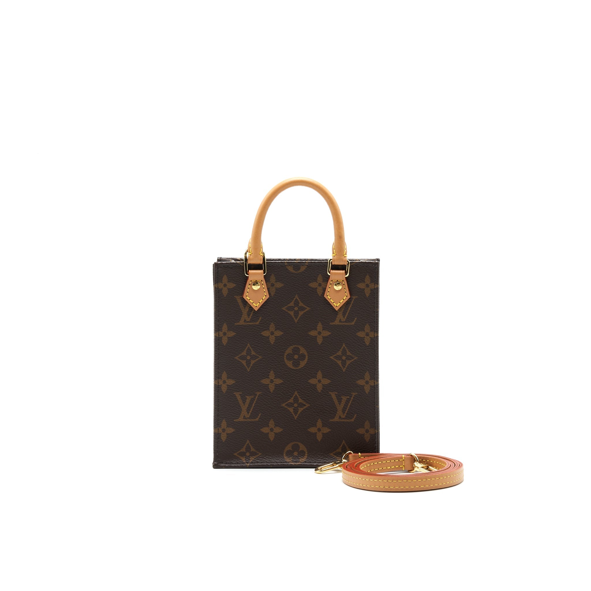 LOUIS VUITTON MONOGRAM CANVAS PETIT SAC PLAT