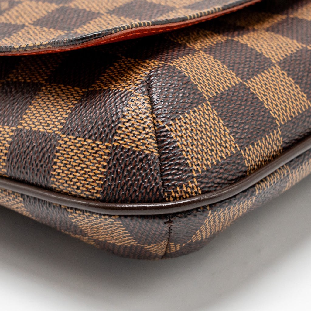 LOUIS VUITTON VINTAGE MUSETTE TANGO DAMIER EBENE CANVAS GHW