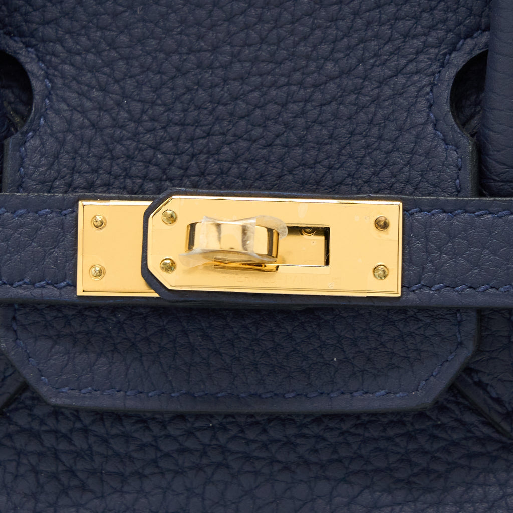 HERMES BIRKIN 25 TOGO BLUE NUIT GHW