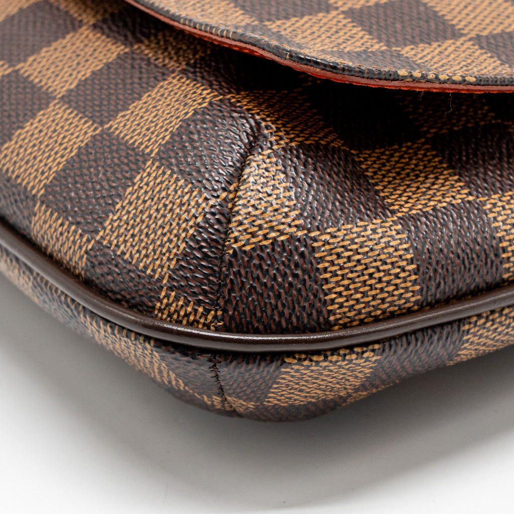 LOUIS VUITTON VINTAGE MUSETTE TANGO DAMIER EBENE CANVAS GHW