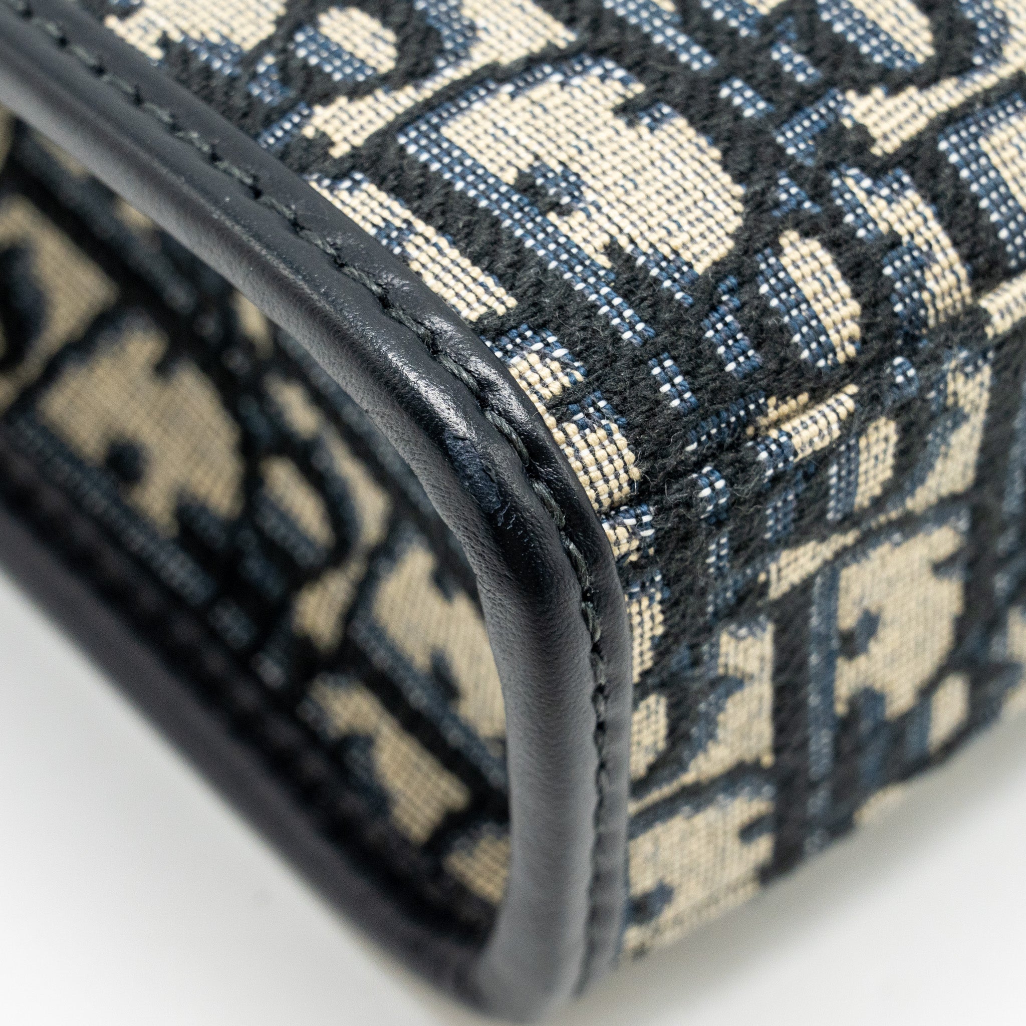 DIOR 30 MONTAIGNE DEA POUCH BLUE OBLIQUE JACQUARD GHW