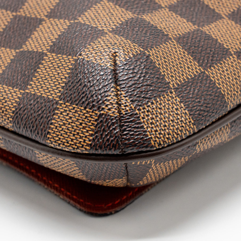 LOUIS VUITTON VINTAGE MUSETTE TANGO DAMIER EBENE CANVAS GHW
