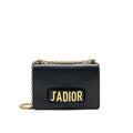 DIOR J'ADIOR MEDIUM FLAP BAG WITH CHAIN BLACK GHW